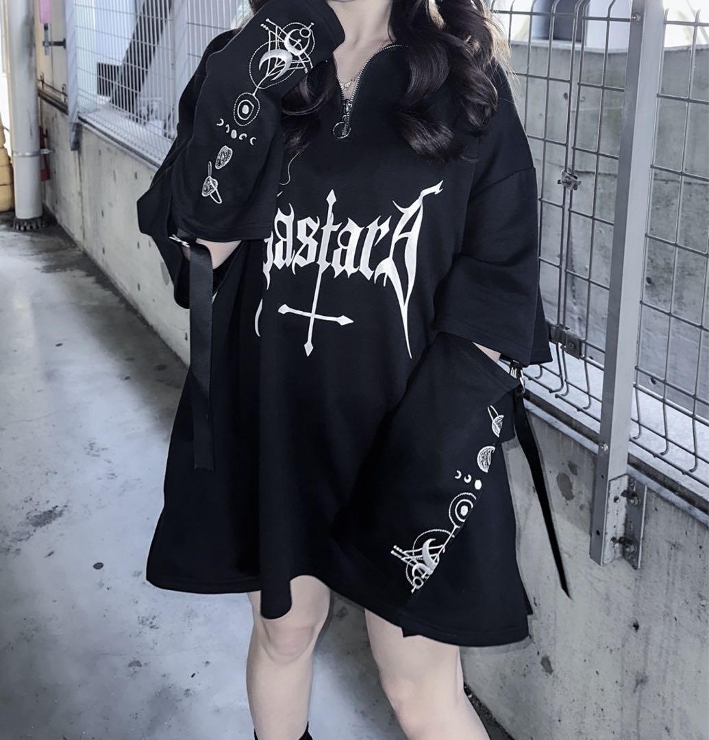 地雷系 ジャージ y2k パンク 平成 サブカル グランジ V系 ハーフジップ