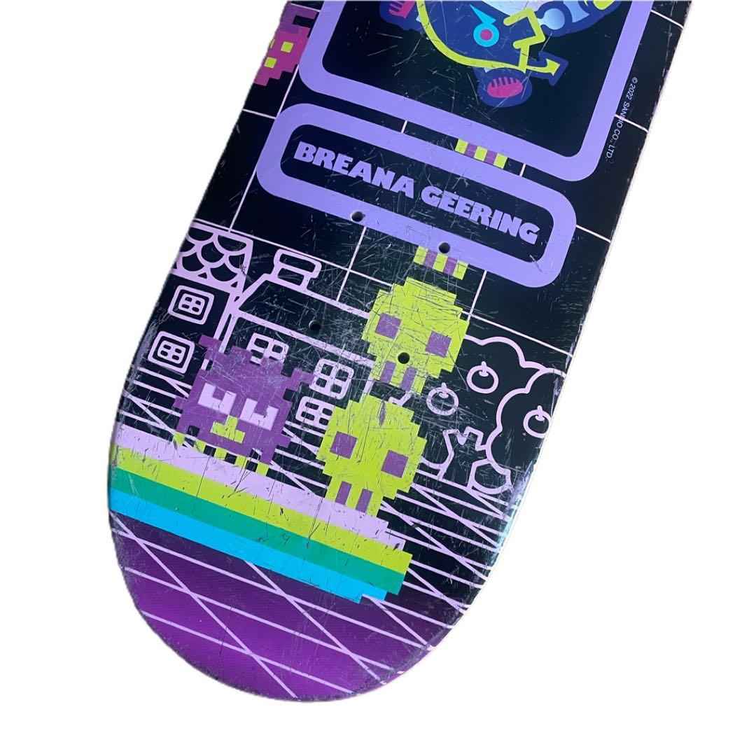 ガール スケートボード デッキ サンリオ コラボ クロミ スケボー