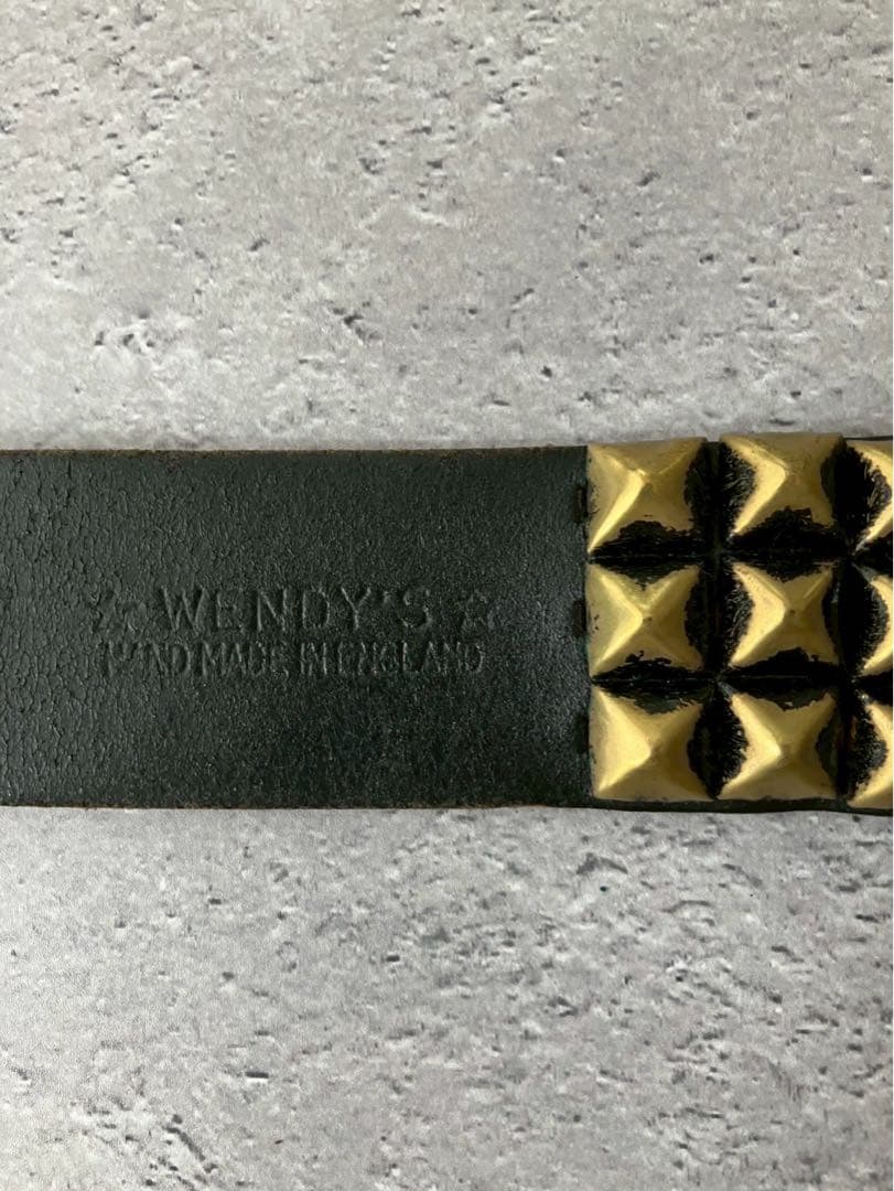 ksk　ウェンディーズ　WENDY’S　スタッズレザーベルト