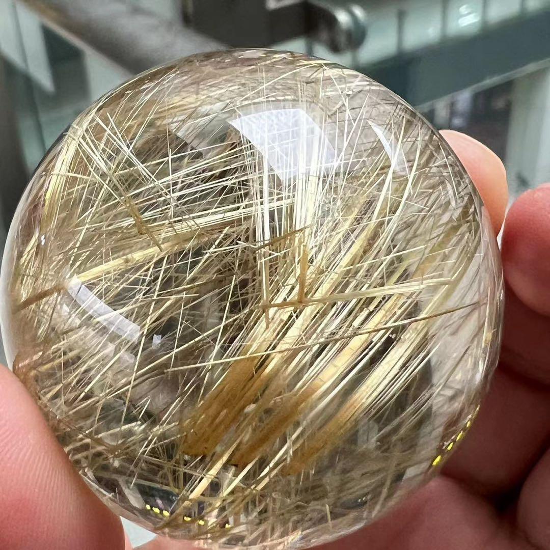 ⭐︎【極上品】タイチンクオーツ  置物 51.7mm