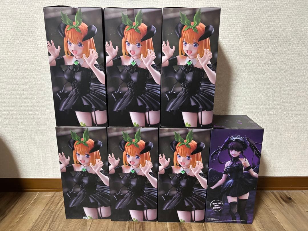 五等分の花嫁 Bicute Dark Figure 中野四葉 ×6 + 時崎狂三