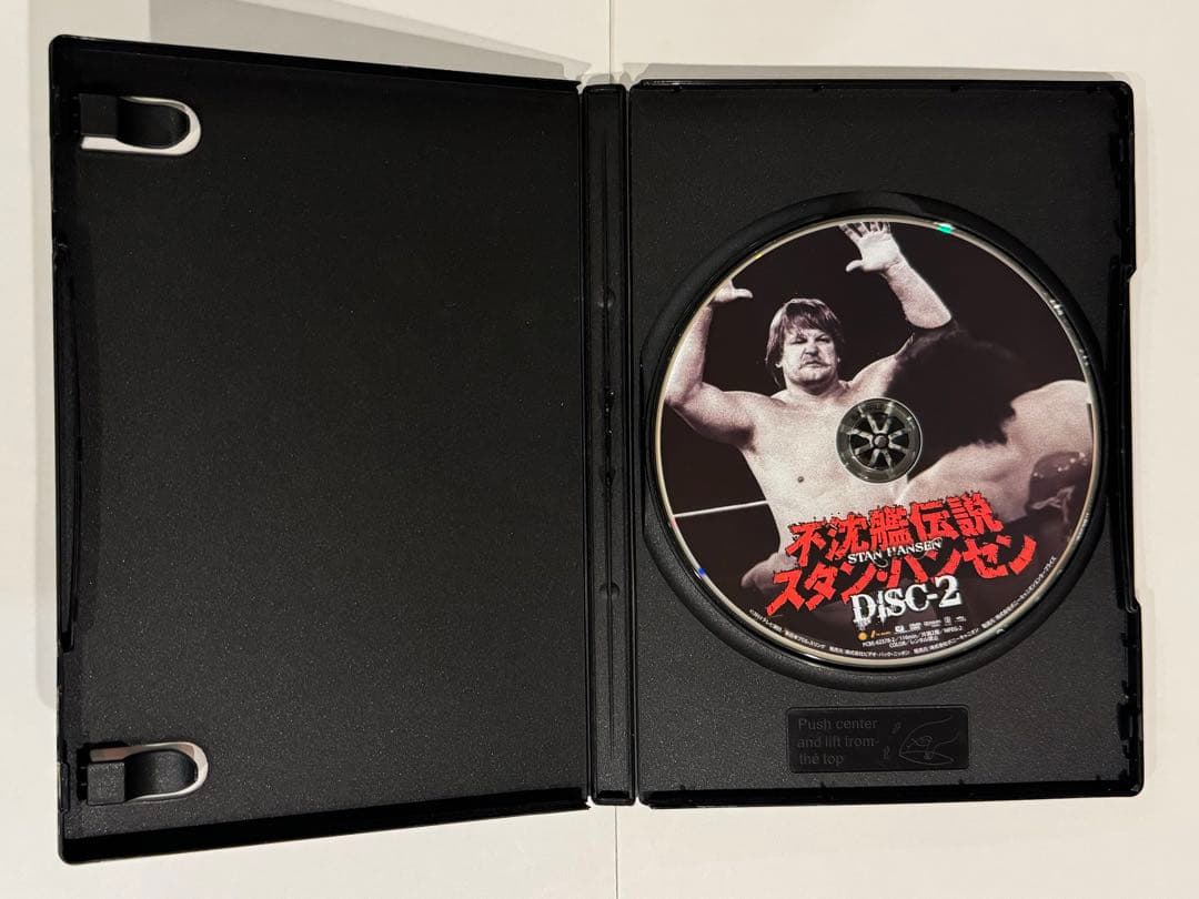 値下げ【中古美品】不沈艦伝説 スタン・ハンセン（DVD3枚）初回限定試合記録冊子
