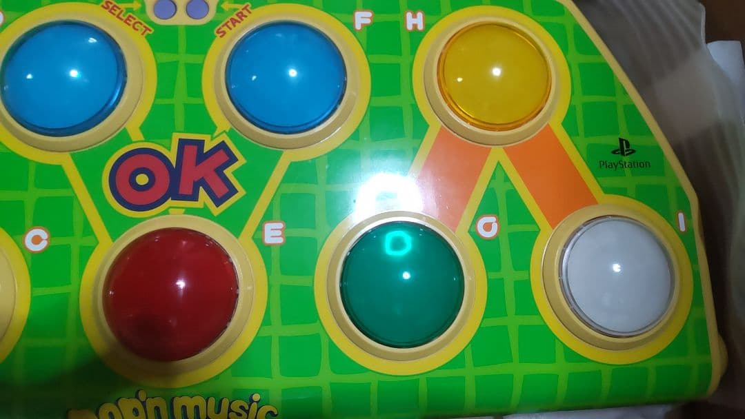 比較的美品 ポップンミュージック コントローラー 静音化他改造 PS専用