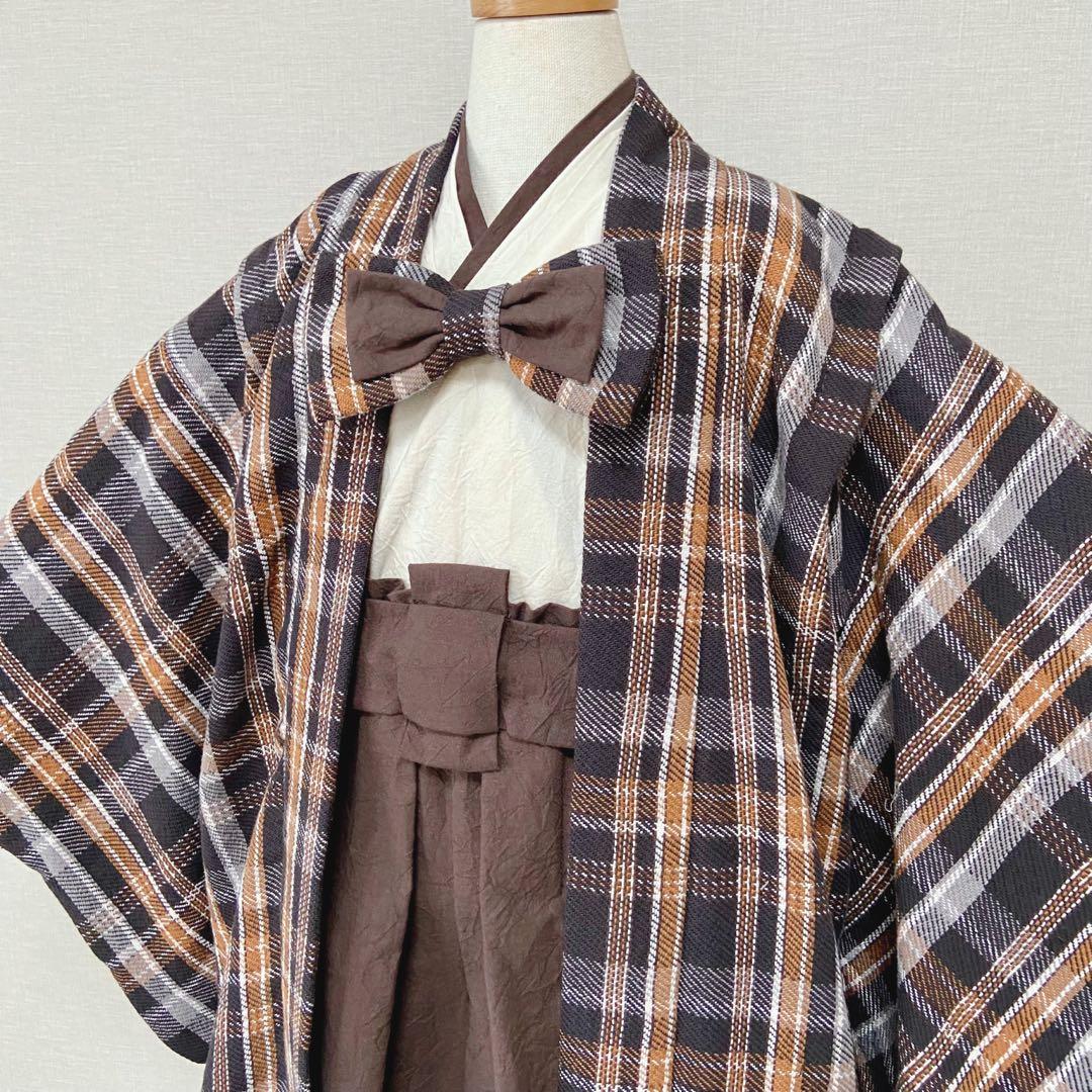七五三 羽織袴セット 男の子 5歳 ショコラ ハンドメイド