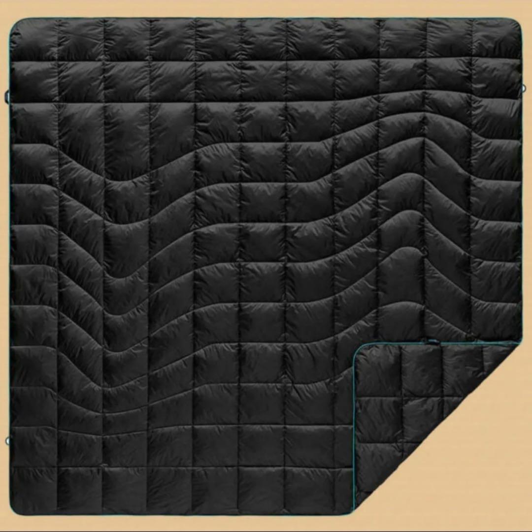 RUMPL ランプル　Down アウトドア ダウンブランケット 2人用　ブラック
