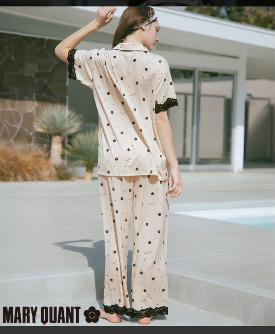 ピーチジョン×マリークワント デイジーレースシャツパジャマ 即完売 上下セット