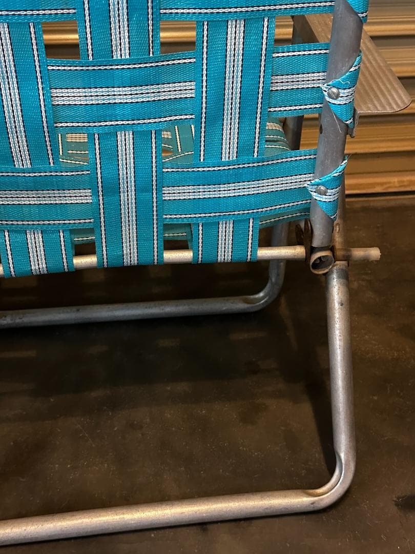 アメリカンヴィンテージ 折り畳みローンチェア (キッズサイズ想定)