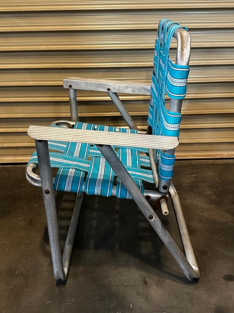 アメリカンヴィンテージ 折り畳みローンチェア (キッズサイズ想定)