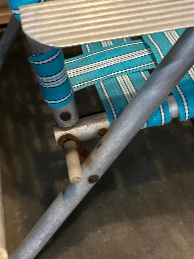 アメリカンヴィンテージ 折り畳みローンチェア (キッズサイズ想定)