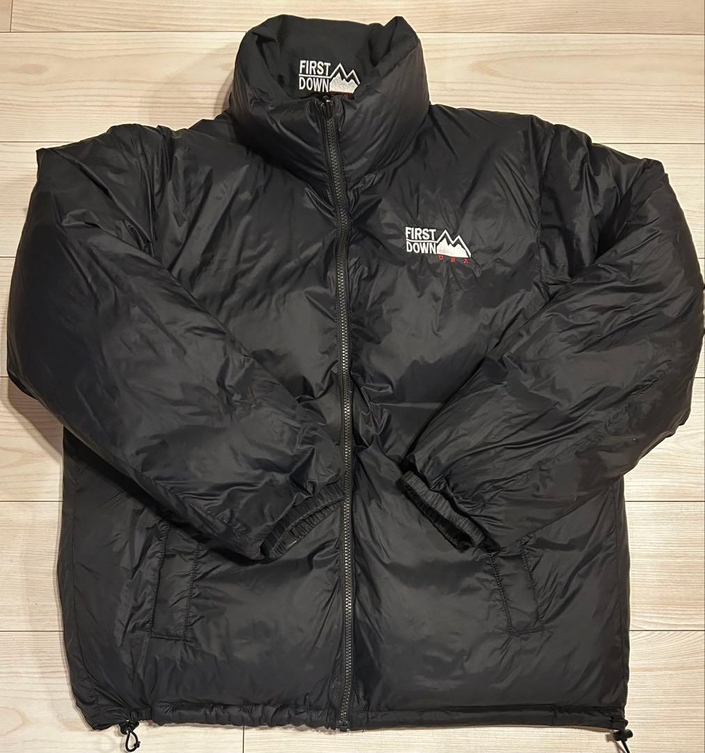 FIRST DOWN ダウンジャケット 黒