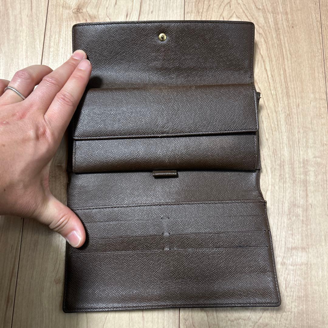 LOUIS VUITTON ダミエ長財布 ブラウン - 小物アウトレット セール 通販
