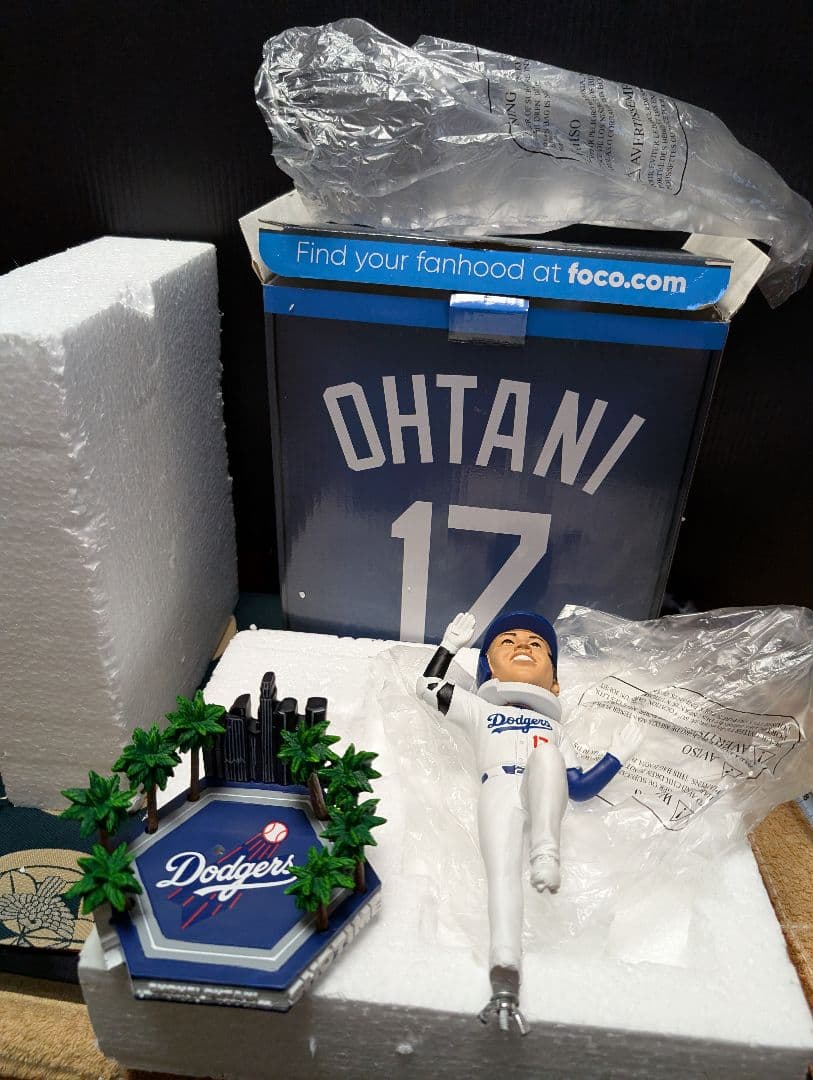 大谷翔平限定品、ボブルヘッドドジャース