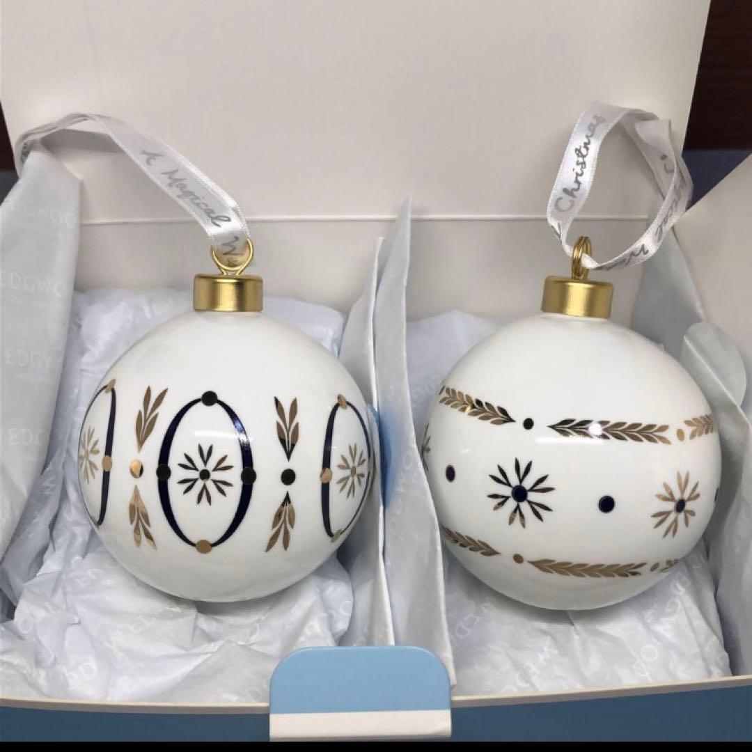 ウェッジウッド（）ホリデーオーナメント ルネッサンスゴールド2箱