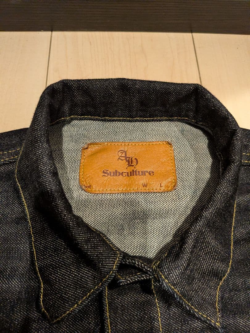 AH Subculture 大戦モデル　Tバック 月桂樹ボタン 百合バックル