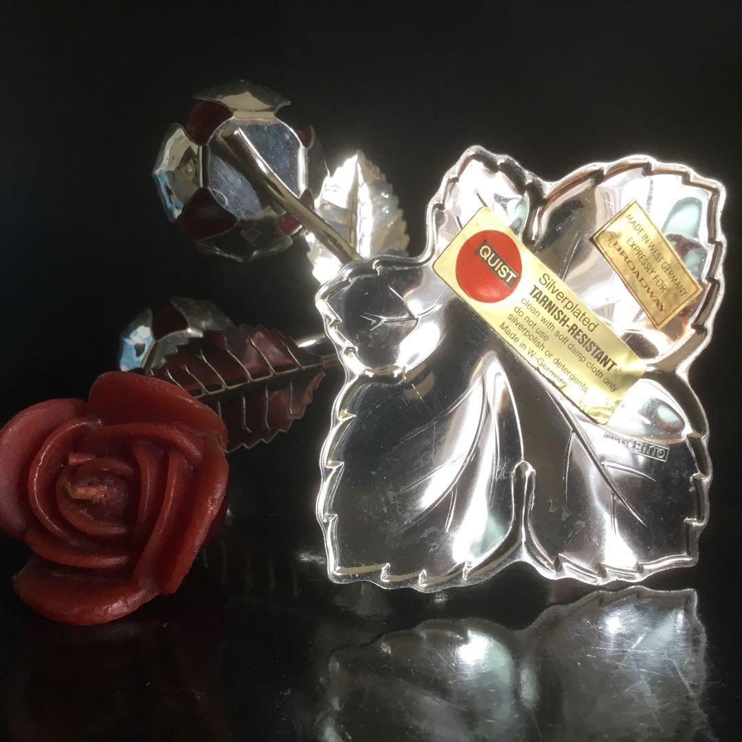 アンティーク　キャンドルスタンド　TARNISH -RESISTANT