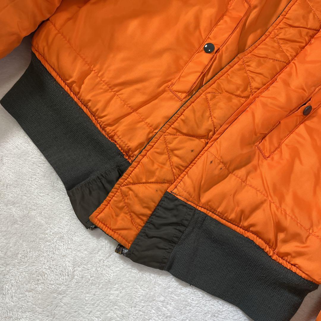 80s 90s アルファ フライトジャケット 《M》 USA製 民間 ma-1