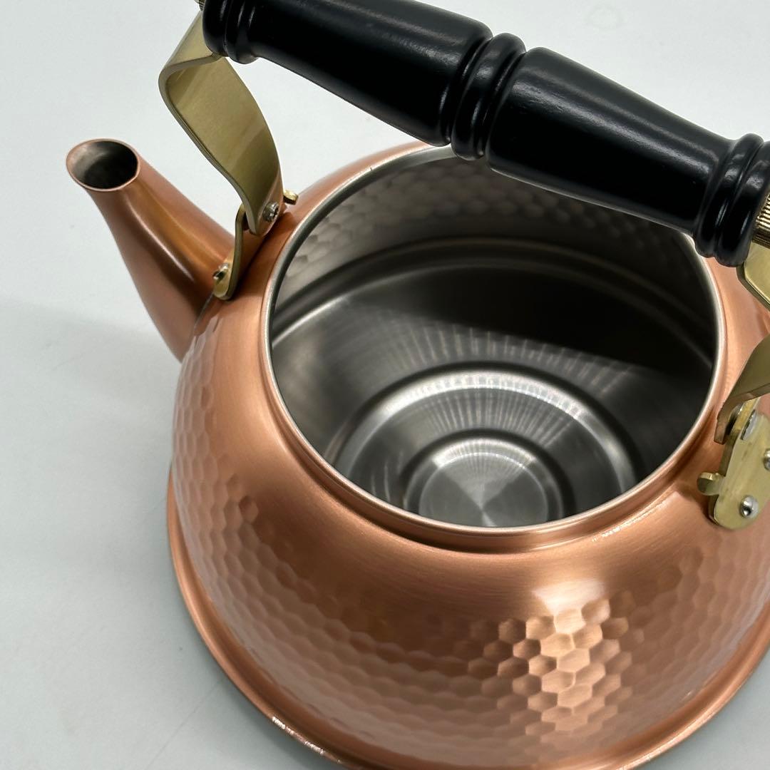 銅 ケトル 1.5L IH対応 鎚目 やかん 日本製 新光堂 ケトル 銅やかん