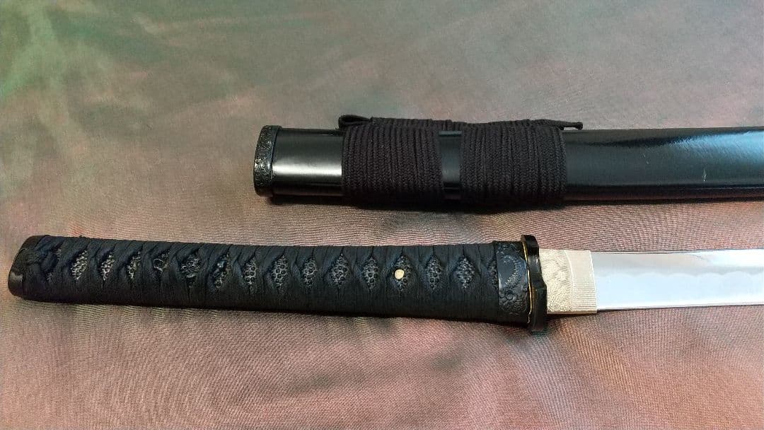 互の目刃紋【鐺・責金】模造刀 大刀 陣太刀 模擬刀 拵え katana 鍔