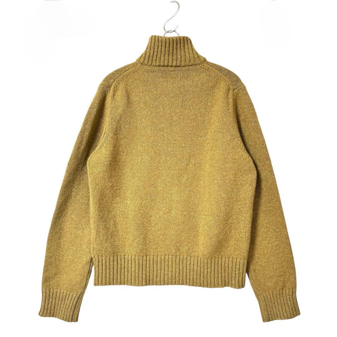 美品 90s C.P. COMPANY シルクニット ハーフジップセーター