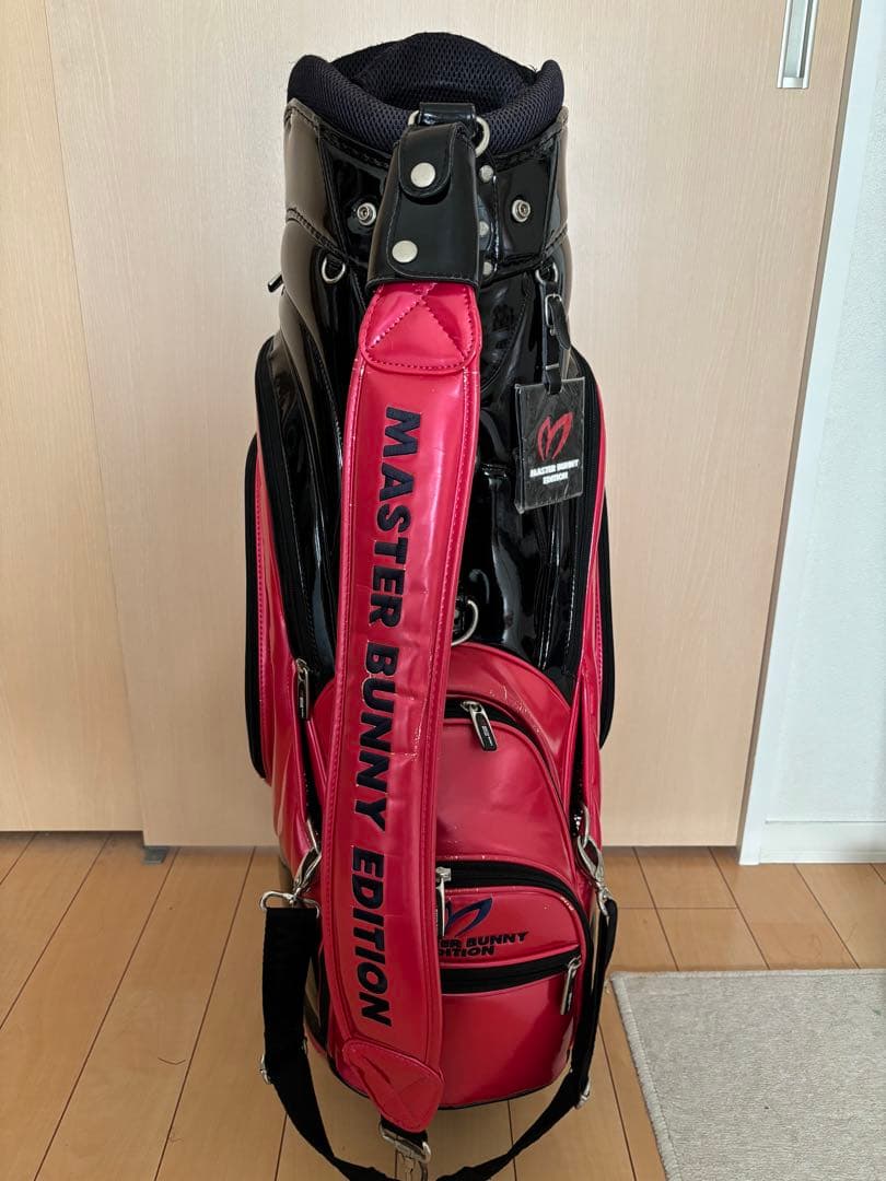 最終値下げMASTER BUNNY EDITION キャディバッグ 赤黒