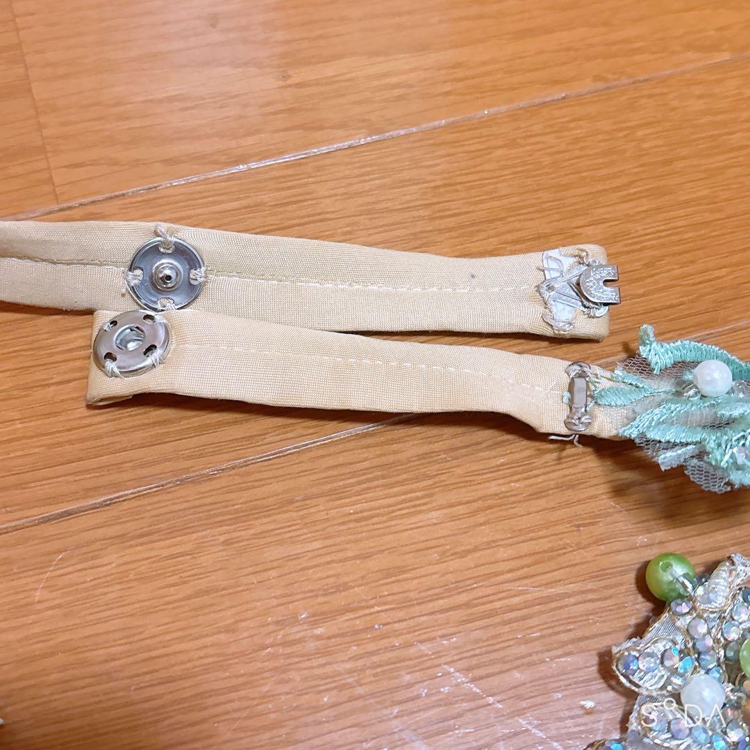 ベリーダンス Amr セットアップ ミントグリーン(ペールブルー