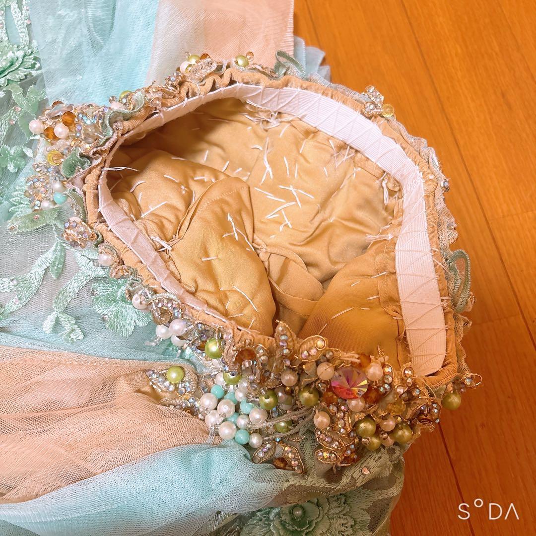 ベリーダンス Amr セットアップ ミントグリーン(ペールブルー