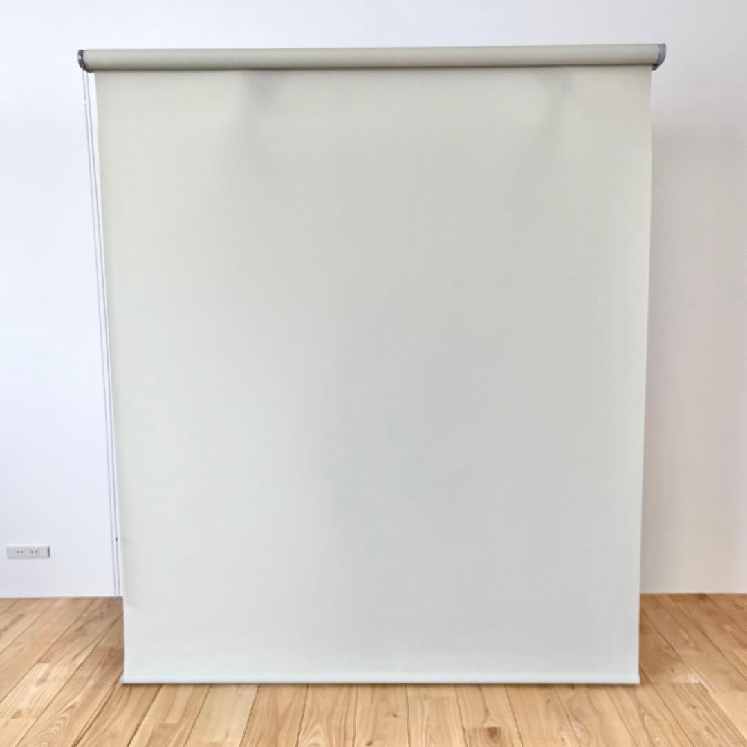 無印良品// 平織ロールスクリーン②・幅130cm ・左操作チェーン - メルカリ