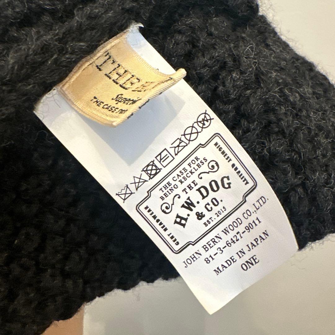 五郎丸 　　THE H.W.DOG & CO. ニットハット