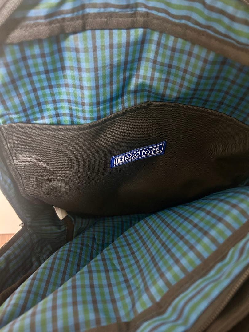 familiar × ROOTOTE 2wayトートバッグ　青