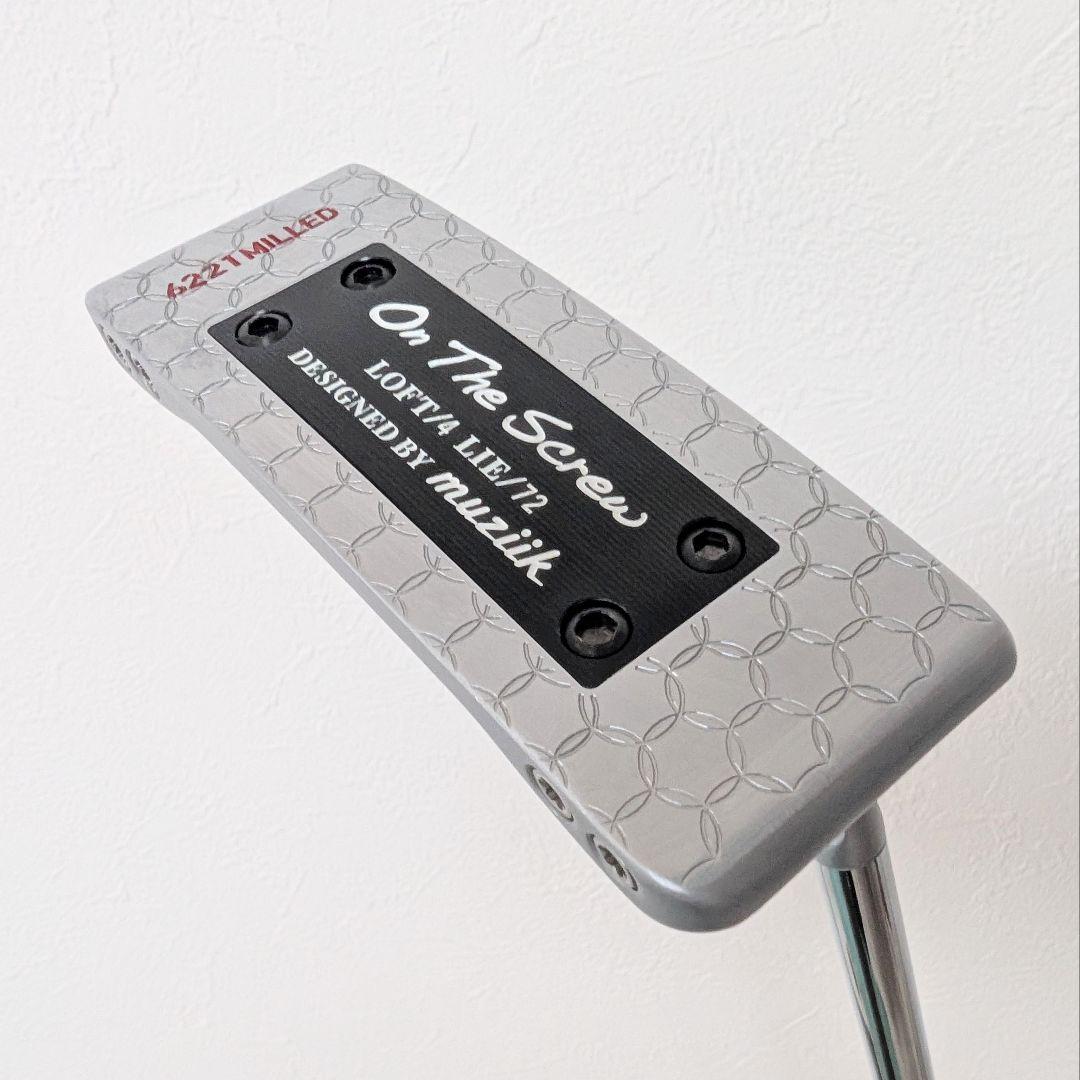 ムジーク On The Screw 6221 パター右用33.5インチ カバー付