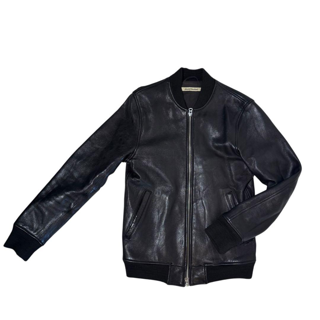 【美品】ジャーナルスタンダード MA-1 レザー ジャケット 本革 ブルゾン M