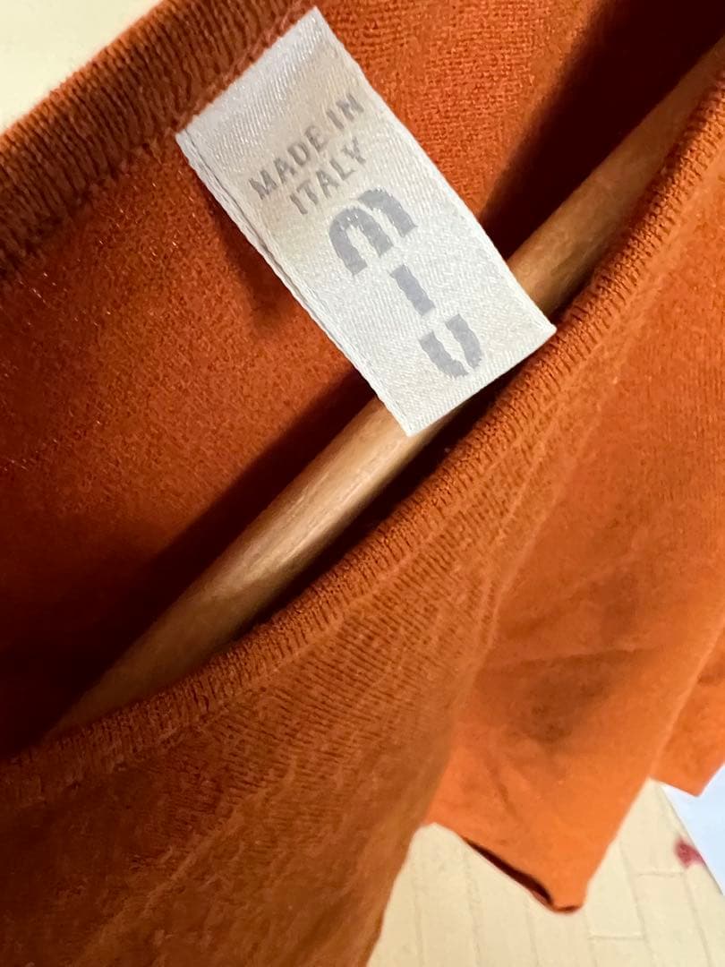 m*m様 MIU MIU セーター メンズ XXL アーカイブ オレンジ Lサイ