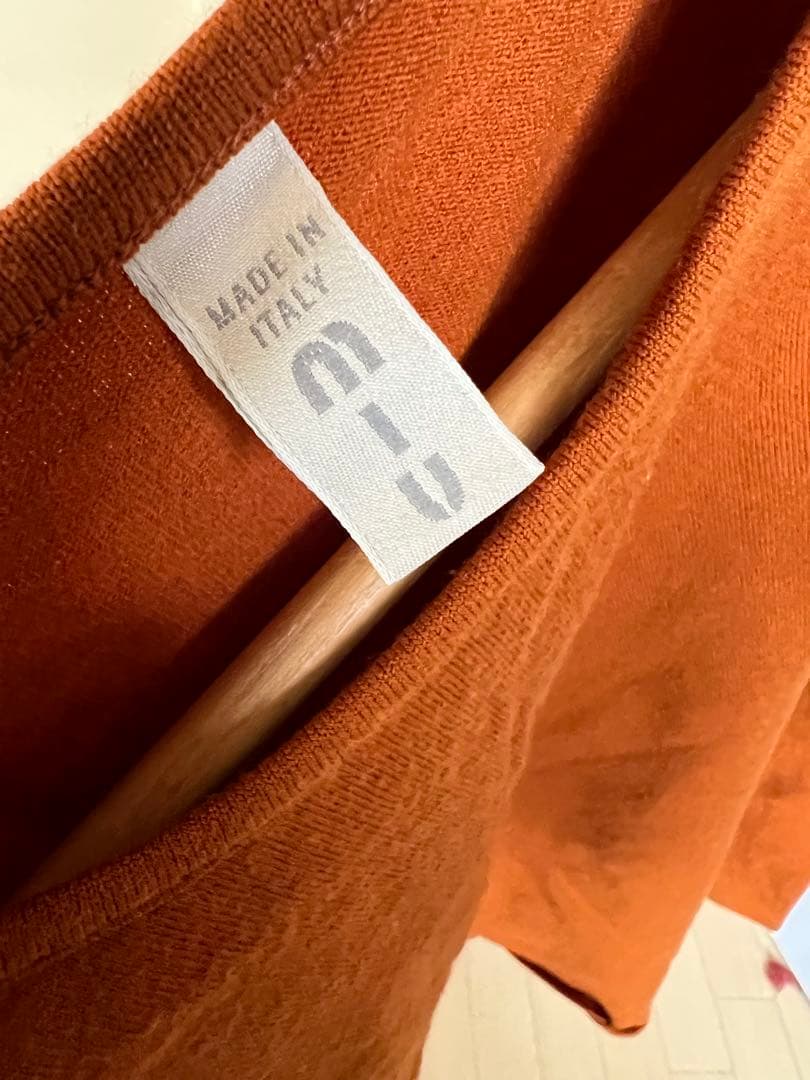 m*m様 MIU MIU セーター メンズ XXL アーカイブ オレンジ Lサイ