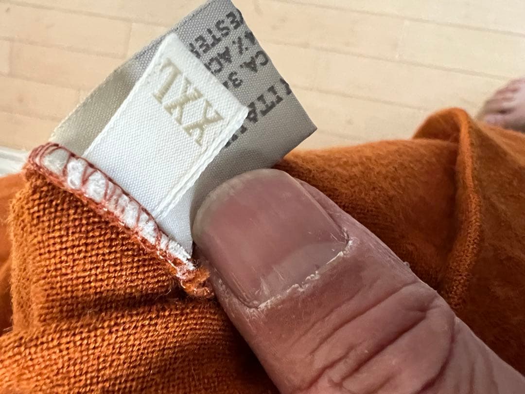 m*m様 MIU MIU セーター メンズ XXL アーカイブ オレンジ Lサイ