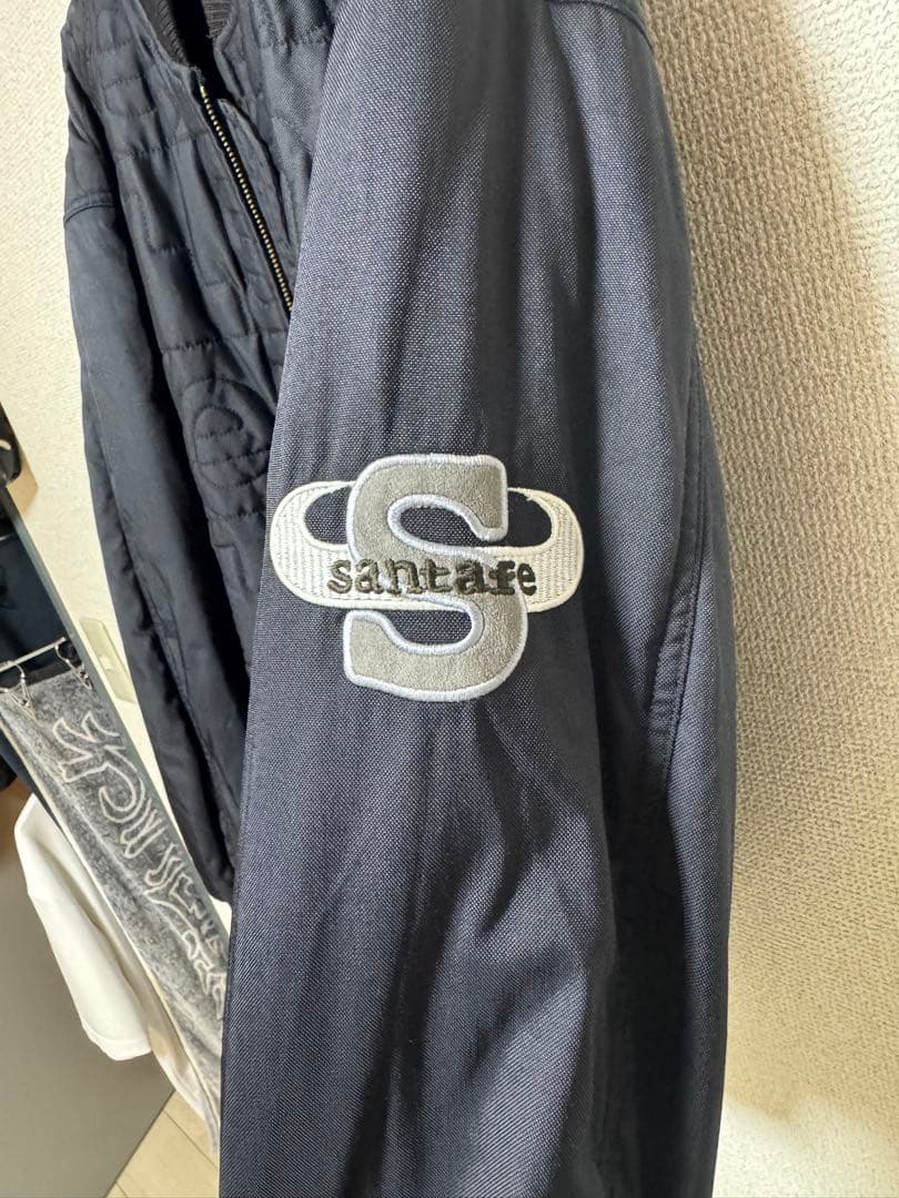 Santa Fe サンタフェ スタジャン 中綿ジャケット ブルゾン 刺繍 ロゴ