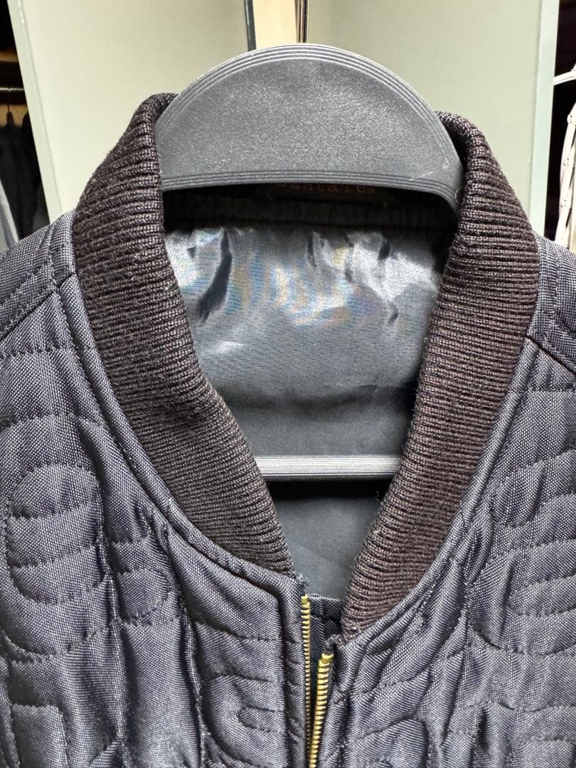 Santa Fe サンタフェ スタジャン 中綿ジャケット ブルゾン 刺繍 ロゴ