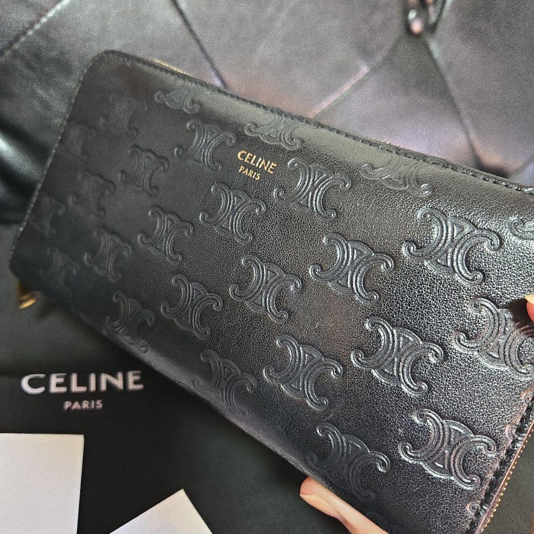 CELINE　セリーヌ 　ブラック　長財布