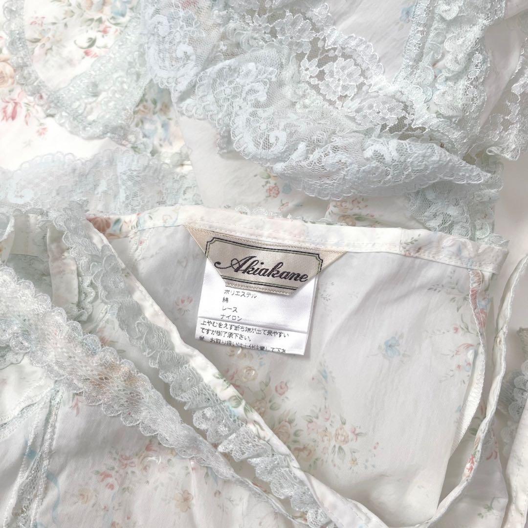 新品未使用】Akiakane アキアカネ さえら エプロン ブルー