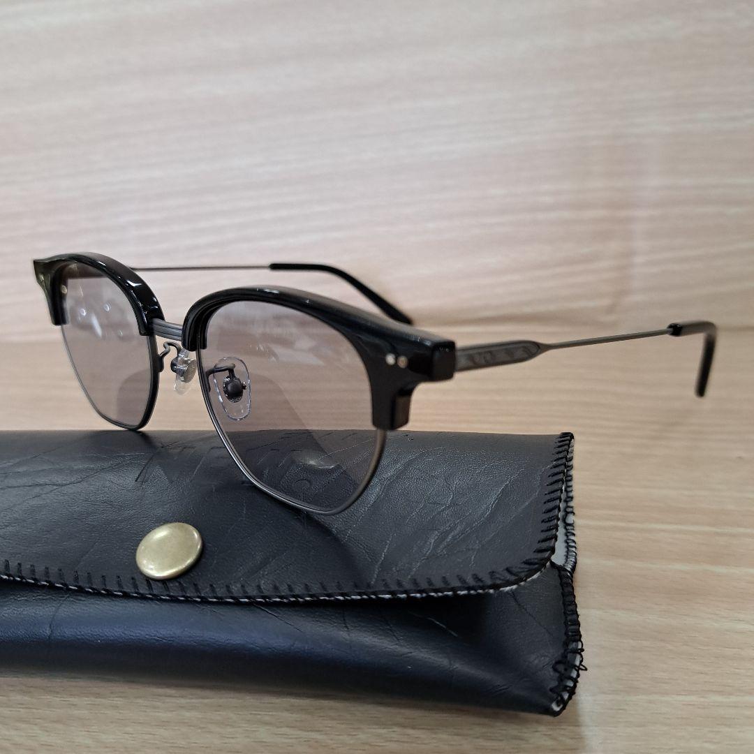 NEW.サングラス WILLEM ブラック ブロータイプ