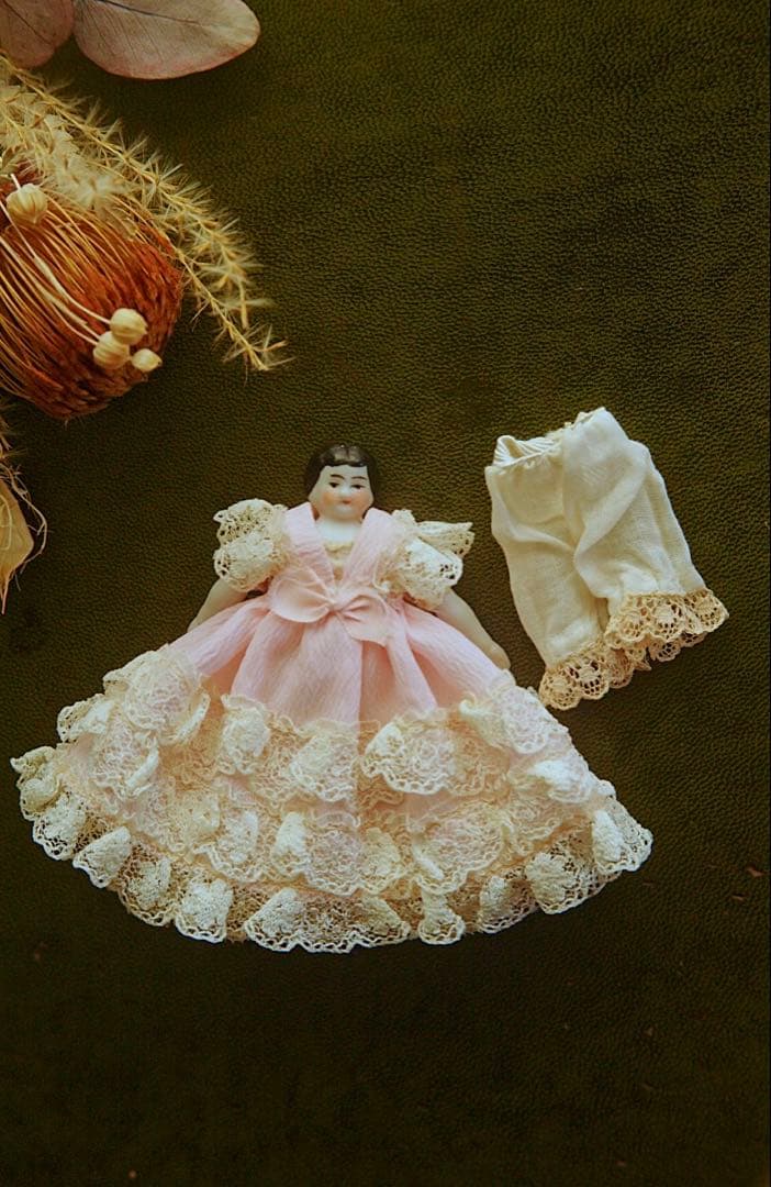 アンティーク チャイナヘッドドール ビスクドール ドールハウス ブライス