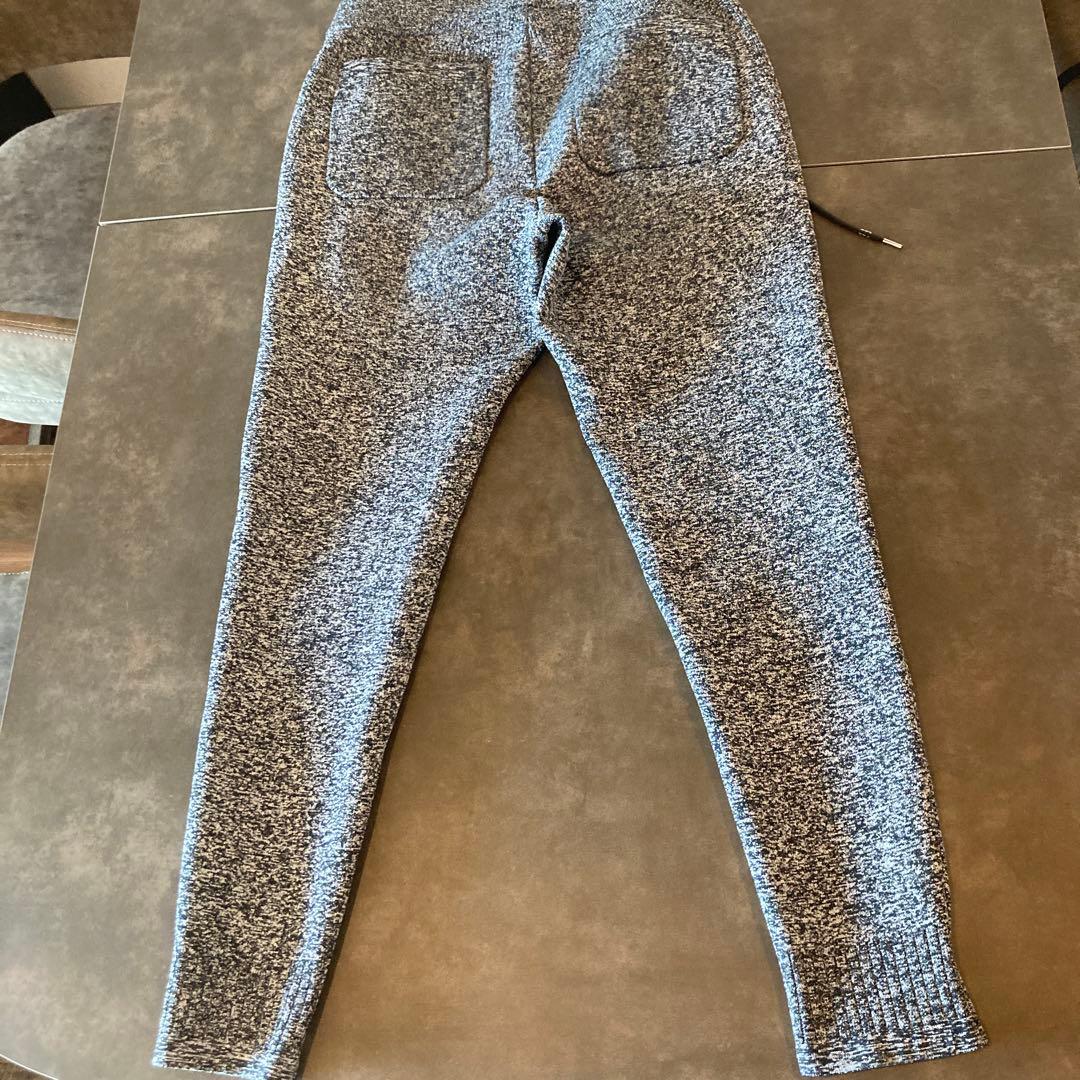 PGG パーリーゲイツ パンツ ストレッチ スキニー グレー 厚手 ニット