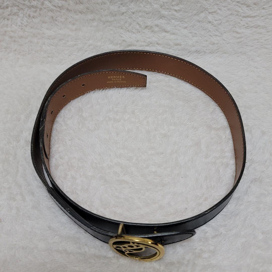 HERMES エルメス ホースバックル ベルト ヴィンテージ リバーシブル
