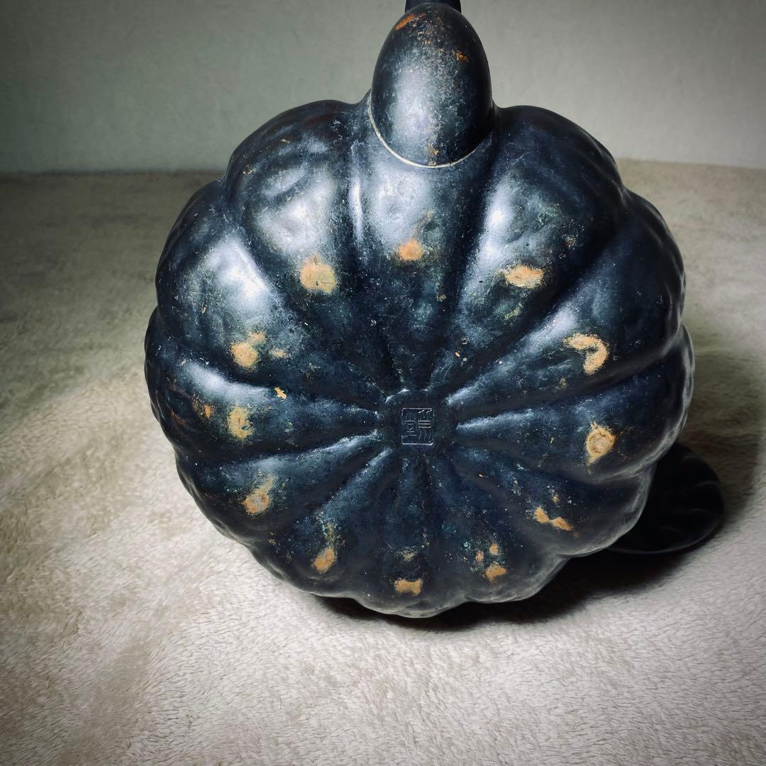 古き良き日本の逸品】皆川堂の銅製かぼちゃ形薬缶 和のオブジェとして