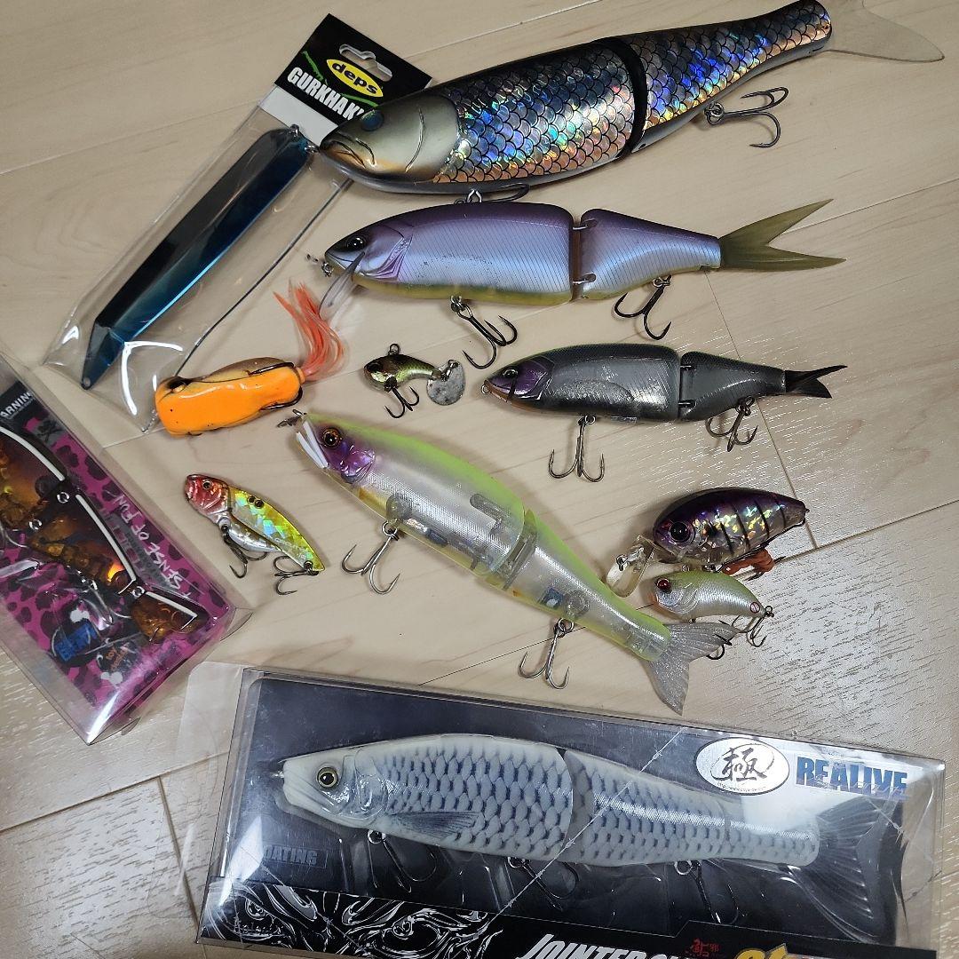 第6段】ルアーセット バス釣り引退 ビッグベイトセット タイニークラッシュ