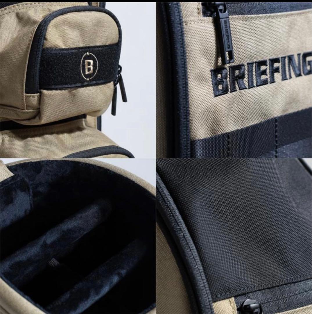 ブリーフィング ゴルフ キャディバッグ ベージュ　別注限定 CR-6 #02