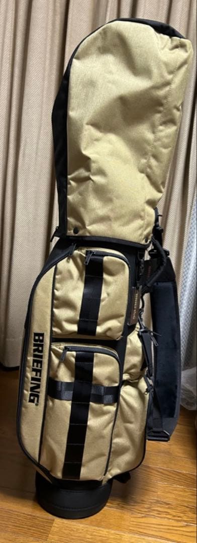 ブリーフィング ゴルフ キャディバッグ ベージュ　別注限定 CR-6 #02