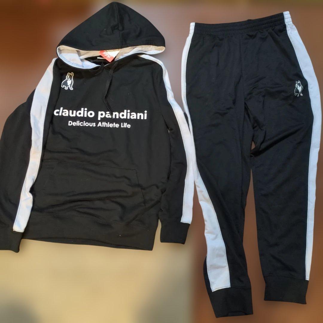 サッカージャンキー ブラックジャージ L 上下セット - メルカリ