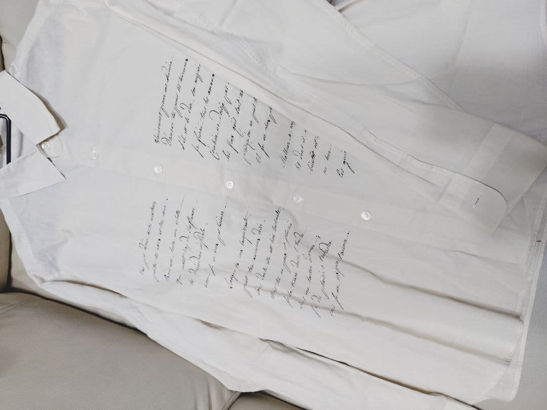 agnes b. アニエスベー レターシャツ メッセージシャツ フランス製