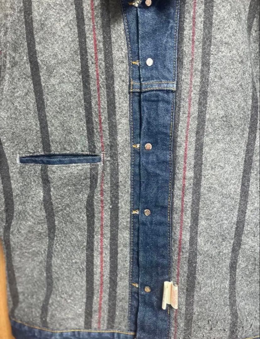 美品 リーバイス70506 42 90’s USA製 濃紺 ブランケット