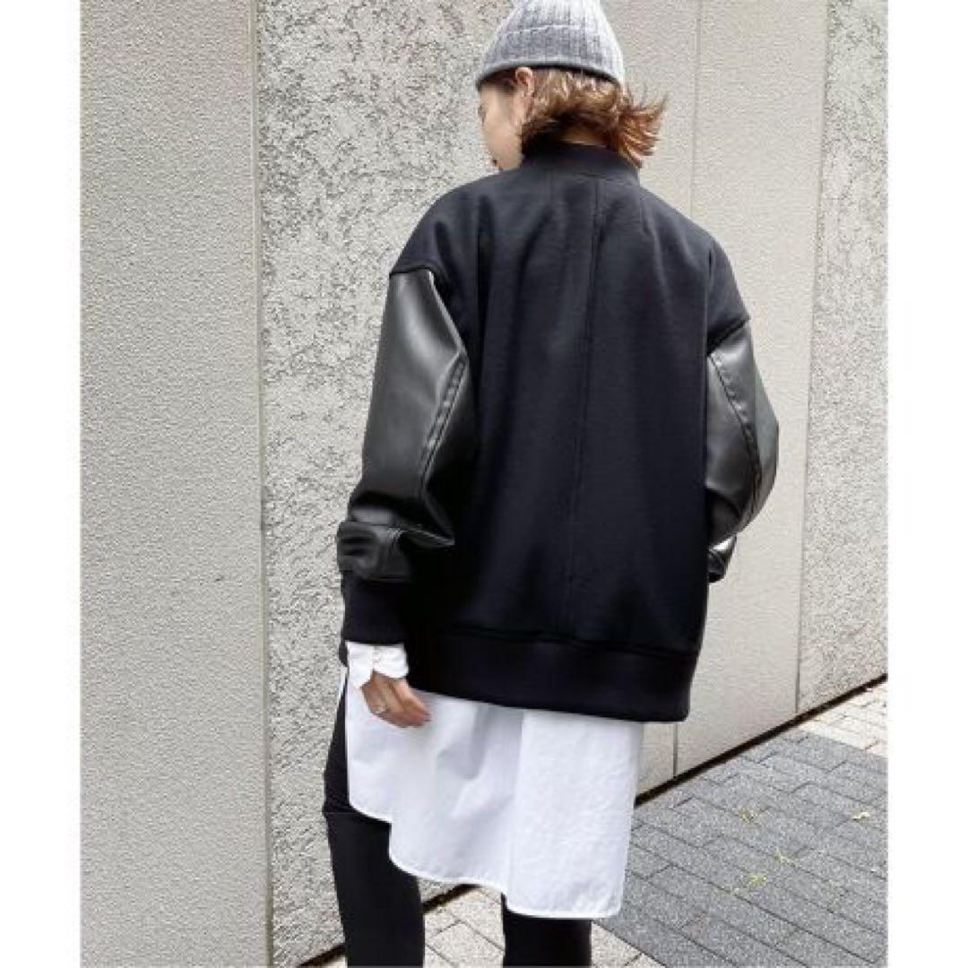 quq3・タグ付き新品・スピックアンドスパン　スタジアムジャンパー